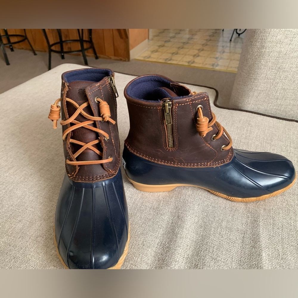 NEW Sperry Women's Saltwater Duck Boot size 7.5